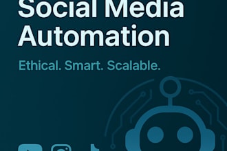 develop social media bot and automation system