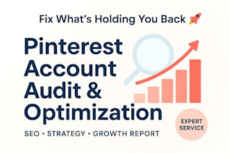 audit and optimize your pinterest profile for instant traffic growth