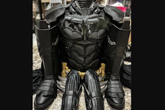 cosplay creation anime wearable cosplay armor printable cosplay props 3d helmet