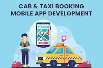 develop ride booking app, taxi booking app, cab booking, ride sharing, uber app