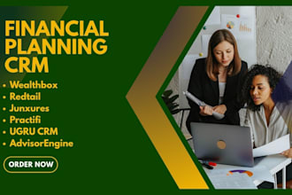 financial planning CRM ugru CRM advisorengine redtail wealthbox practifi junxure