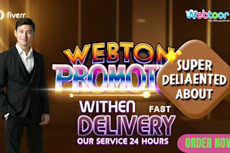 promote your webtoon, manga, novel, or comic to real readers