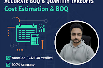 make bill of quantity of any type of structure