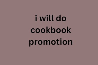 do cook book promotion