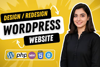 develop wordpress website design with responsive web design