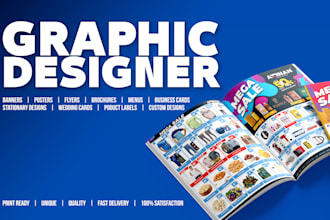 be your pro graphic designer for all printable designs