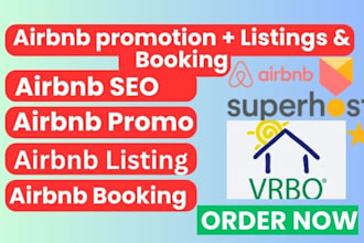 do listing promotion, airbnb booking, vrbo promotion, airbnb marketing