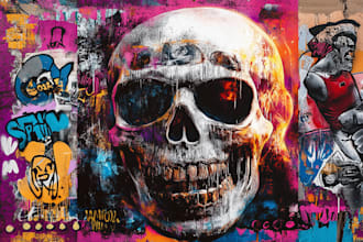 design graffiti designs, murals and wall arts