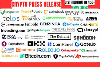write and distribute your crypto press release, press release, PR distribution