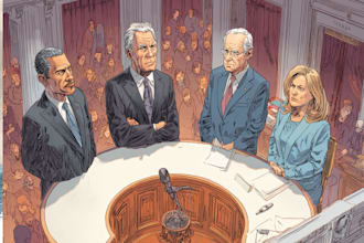 create a political or satirical cartoon