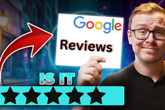 provide 3 permanent google reviews for your business