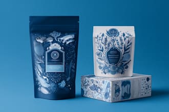 do box design, mailer subscription box design and mockup