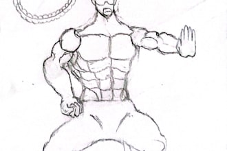 draw game charaters, as well as comic and cartoon