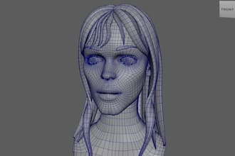 sculpt and retopologize high quality 3d characters