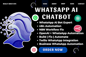 build whatsapp ai bot, openai, n8n whatsapp automation, twilio fix n8n workflow