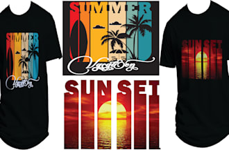 create modern business t shirt design