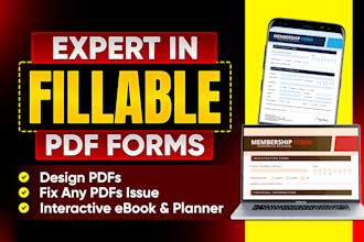 create fillable PDF forms