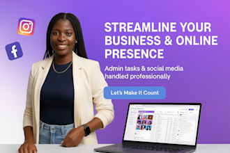 do administrative virtual assistant and social media support
