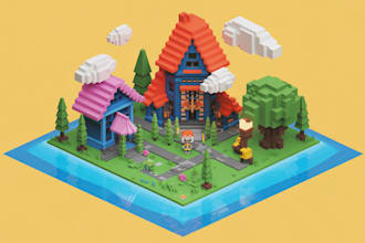 create custom 3d voxel art using magicalvoxel and voxedit