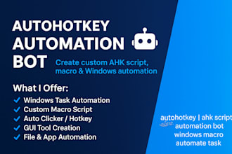make autohotkey automation bot ahk automate task automation script macro window