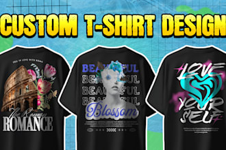 design custom t shirt design and minimalist t shirt design