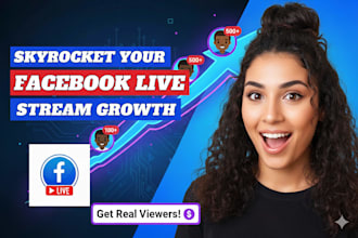 instantly boost your facebook live with realtime viewers