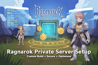 build a custom ragnarok online private server with balanced exp and drop rates