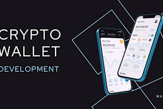develop crypto wallet app, fintech app and finance app