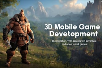 develop beauty realistic 3d mobile game with stunning visuals smooth gameplay