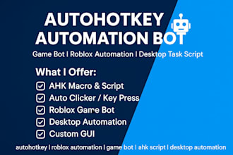 create autohotkey script game bot roblox automaton ahk bot desktop automation
