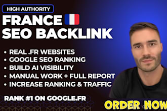 build high authority french backlinks on france websites for google SEO ranking