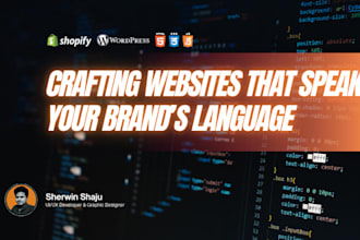 create a creative and professional website that elevates your brand