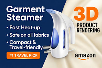 create 3d high converting product images for amazon