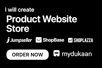 create jumpseller shopbase shoplazza ecwid mydukaan product website store