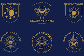 create sacred geometry or mystical or spiritual mandala logo
