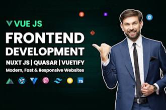 develop modern, fast, and SEO friendly websites using vue and nuxt js