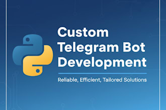 create a custom telegram bot in python with database