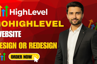 do gohighlevel website, ghl landing page sales funnel design and automation