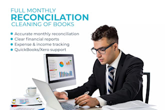 provide accurate monthly bookkeeping services