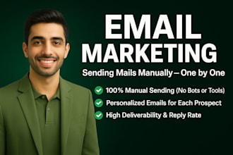be your manual email sender for cold email marketing campaigns
