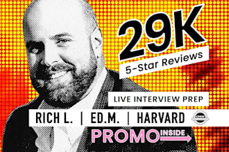 run a live interview and provide expert feedback