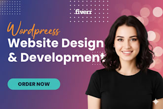 create wordpress website design and development
