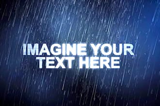 create a RAINSTORM video of your logo