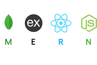 develop your application in react and nodejs