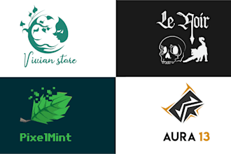 create a custom fantasy, gothic or modern logo design