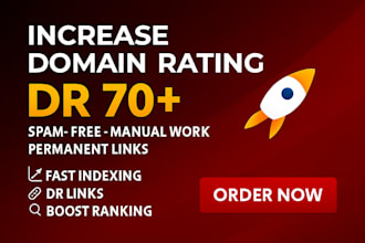 increase ahrefs domain rating with high da backlinks boost ahrefs DR 70