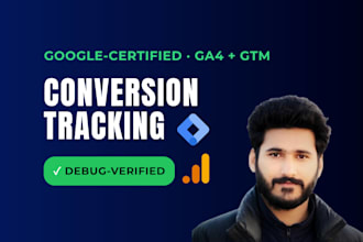 setup google tag manager, ga4 and conversion tracking