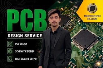 design pcb in kicad, altium or any pcb design software