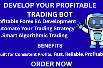 build and develop profitable trading bot and forex ea