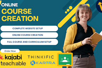 thinkific website thinkific course creation kajabi online course teachable lms